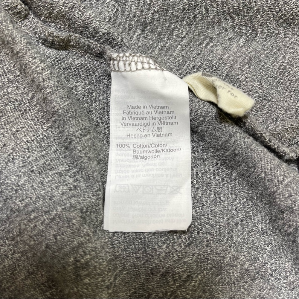 Madewell Whisper Cotton Gray Heathered Muscle Tank Top Size XL - Picture 8 of 10